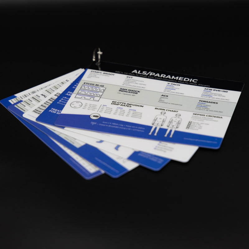 ALS Medical Reference Cards (Whole Pack) – Beyond The Meat Wagon