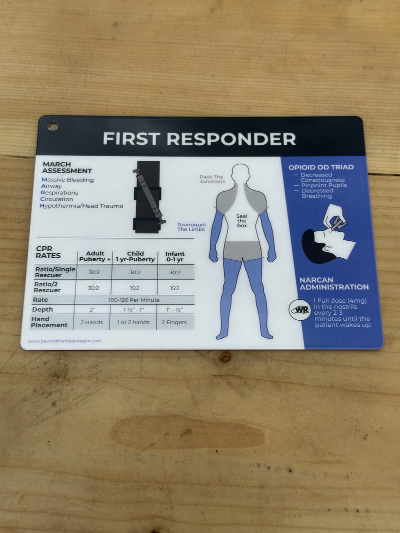 First Responder Reference Card